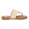 Sandalias planas estilo esclava para mujer color beige GG-72