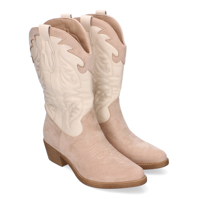 Botas cowboy para mujer cómodas y elegantes detalles bordados en