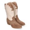 Botas cowboy para mujer cómodas y elegantes detalles bordados en