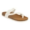 Sandalias planas bio tipo esclava mujer color blanco M-15