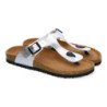 Sandalias platedas planas bio tipo esclava mujer M-16