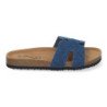 Sandalias planas bajas para mujer cómodas color jeans M-235