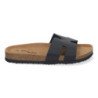 Sandalias planas bajas para mujer comodas color negro M-235