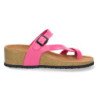 Sandalias de cuña bio tipo esclava mujer color fucsia M-28
