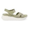 Sandalias planas cómodas para mujer color verde NS-5150
