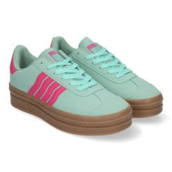 Zapatillas planas cómodas para mujer color verde RA90059