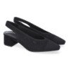 Zapatos de vestir tacón comodo malla para mujer color negro S-3195