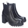 Botines de tacón medio cómodos para mujer color negro SA6246