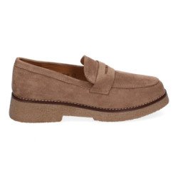 Mocasines para mujer cómodos color kaki TC-66