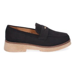 Mocasines para mujer cómodos color negro TC-66