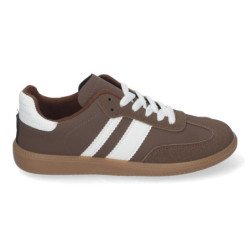 Zapatillas cómodas planas para mujer color cafe TT-55