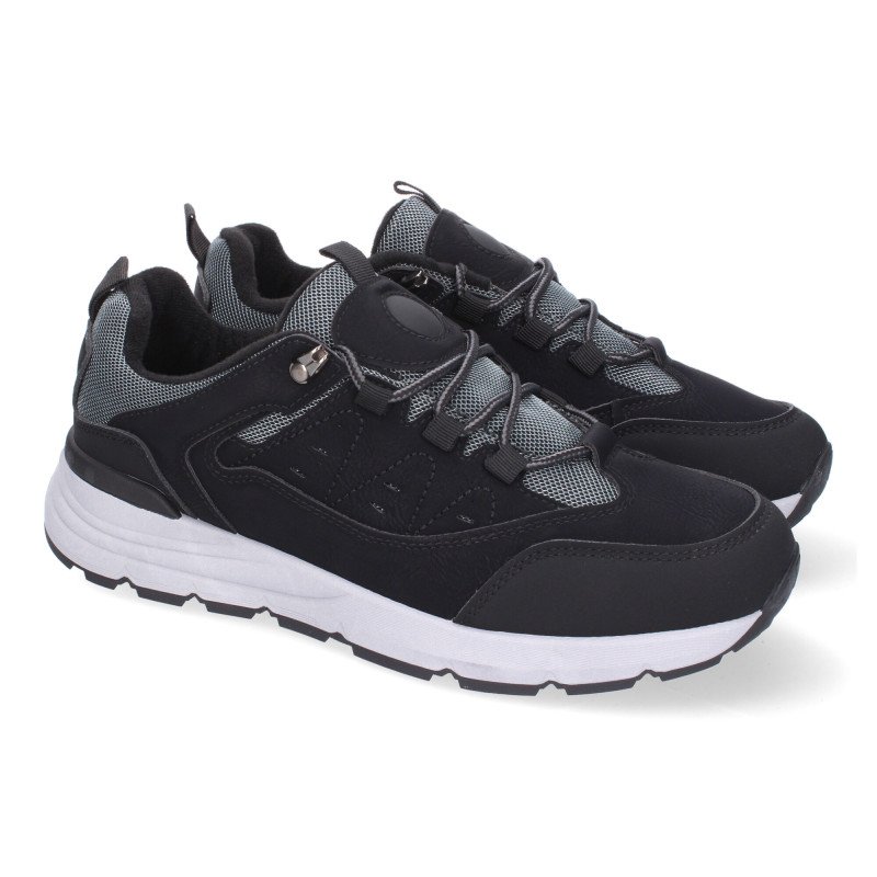 Zapatillas casual cómodas para hombre color negro TT-65