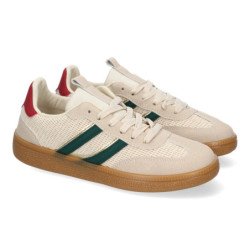 Deportivas planas cómodas para mujer color rojo TT-83