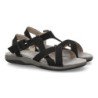 Sandalias planas cómodas para mujer color negro VR5-1655