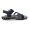 Sandalias planas cómodas para mujer color marino VR5-1657