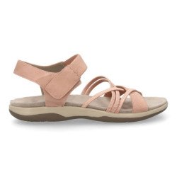 Sandalias planas cómodas para mujer color nude VR5-1657