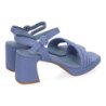 Sandalias de vestir tacón medio cómodo de mujer color azul W18-128