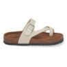 Sandalias planas bio estilo esclava para mujer color beige YF-88