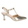 Zapatos dorados de tacón fiesta para mujer color oro YG853 stilettos
