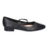 Zapatos planos estilo bailarinas para mujer color negro YK325