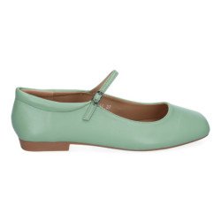 Merceditas planas elegantes para mujer color verde YS-3344