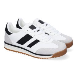 Deportivas cómodas para mujer color blanco YY-133