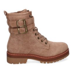 Botines estilo leñador para mujer color kaki YZ24-008