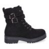 Botines estilo leñador para mujer color negro YZ24-008