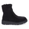 Botines planos cómodos tejido elastico para mujer color negro YZ24-018
