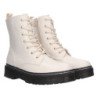 Botas militares suela track transparente mujer color beige ZS-98