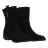 Botines planos cómodos mujer color negro 2A-2392