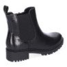 Botines cómodos para mujer suela track color negro C797