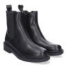 Botines planos estilo chelsea para mujer color negro DB-3357