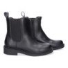 Botines planos estilo chelsea para mujer color negro DB-3357