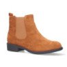 Botines cómods planos para mujer color camel GX260