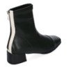 Botines de tacón medio elegantes para mujer color verde JB-3401