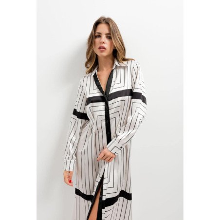 Vestido Camisero Rayas