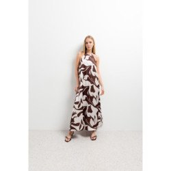 Vestido Halter Estampado