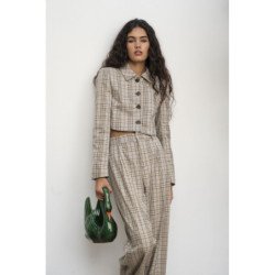 Chaqueta Corta Cuadros