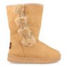Botin australiano para mujer comodos forrado con pelo interior y hebillas