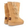 Botin australiano para mujer comodos forrado con pelo interior y hebillas