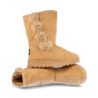 Botin australiano para mujer comodos forrado con pelo interior y hebillas