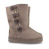 Botin australiano para mujer comodos forrado con pelo interior y hebillas