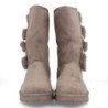 Botin australiano para mujer comodos forrado con pelo interior y hebillas