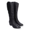 Botas de tacón para mujer comodas y elegantes puntera redonda