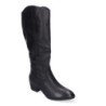 Botas de tacón para mujer comodas y elegantes puntera redonda