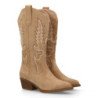 Botas de mujer estilo cowboy tacon bajo comodas y elegantes. Diseño