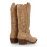 Botas de mujer estilo cowboy tacon bajo comodas y elegantes. Diseño