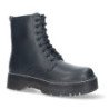 Botin de Tacon Ancho para Mujer Comodo con Estampado Liso Cierres