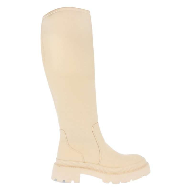 Botas de agua para mujer comodas con estampado liso y cierre